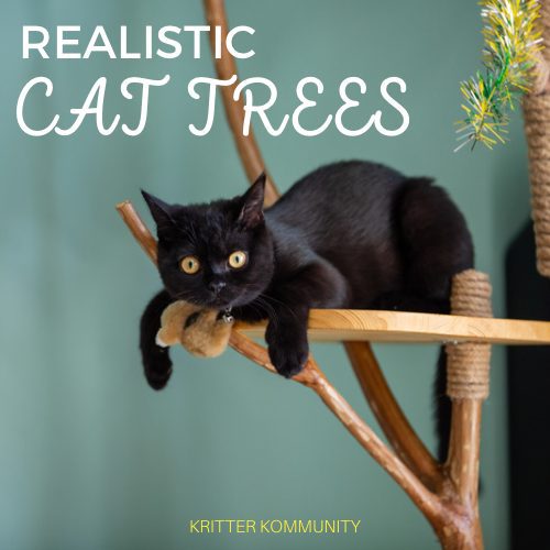 Lifelike cat clearance tree