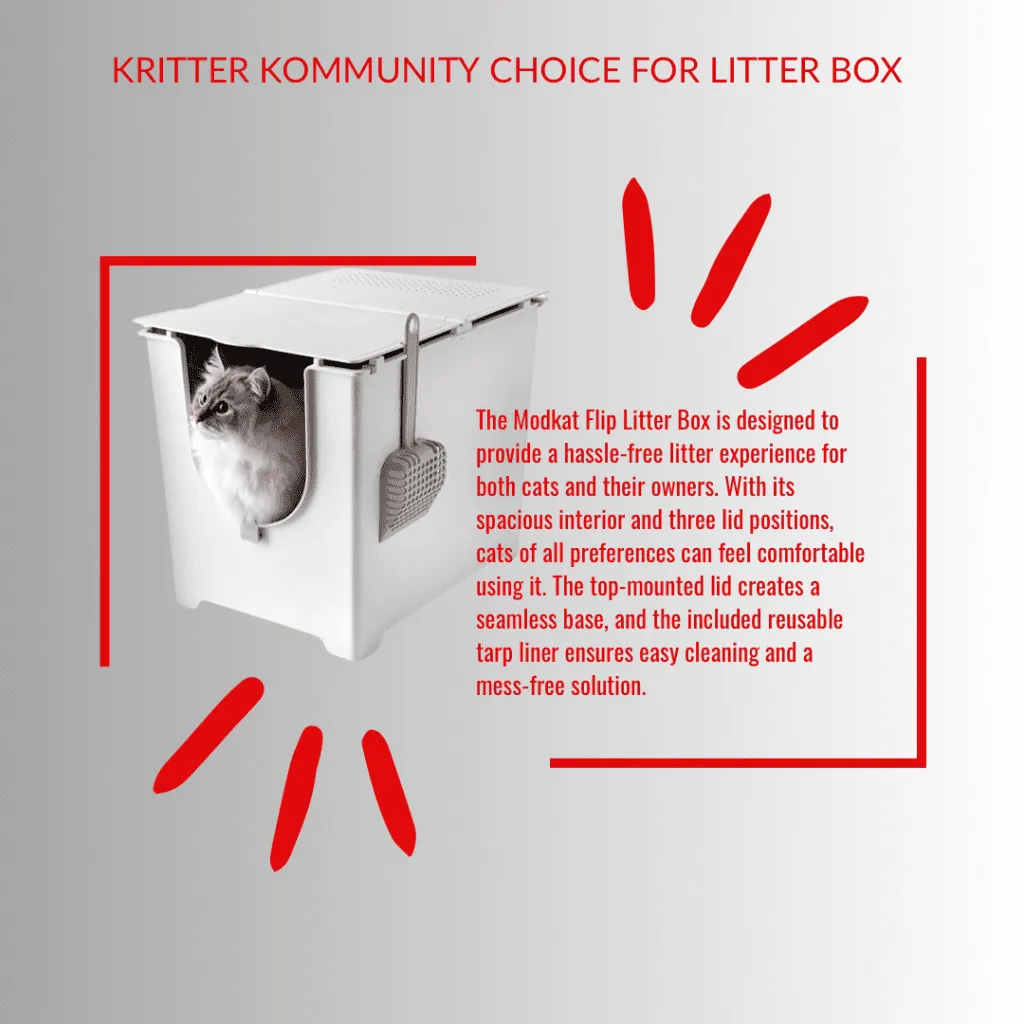 Cat litter outlet for older cats